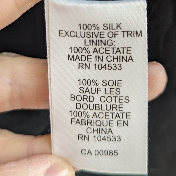 Vintage Silk Y2K Designer Dress - Picture 7 of 8